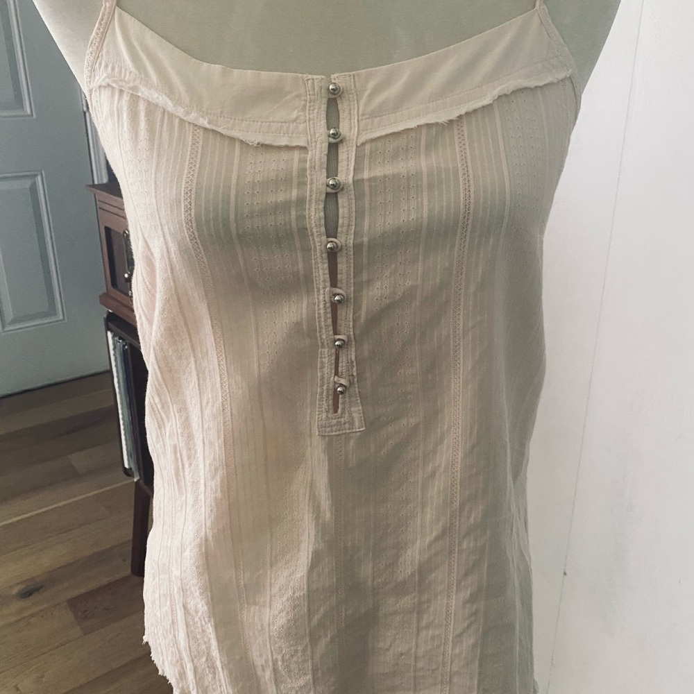 Old Navy Blush Pink Camisole with Button Detail